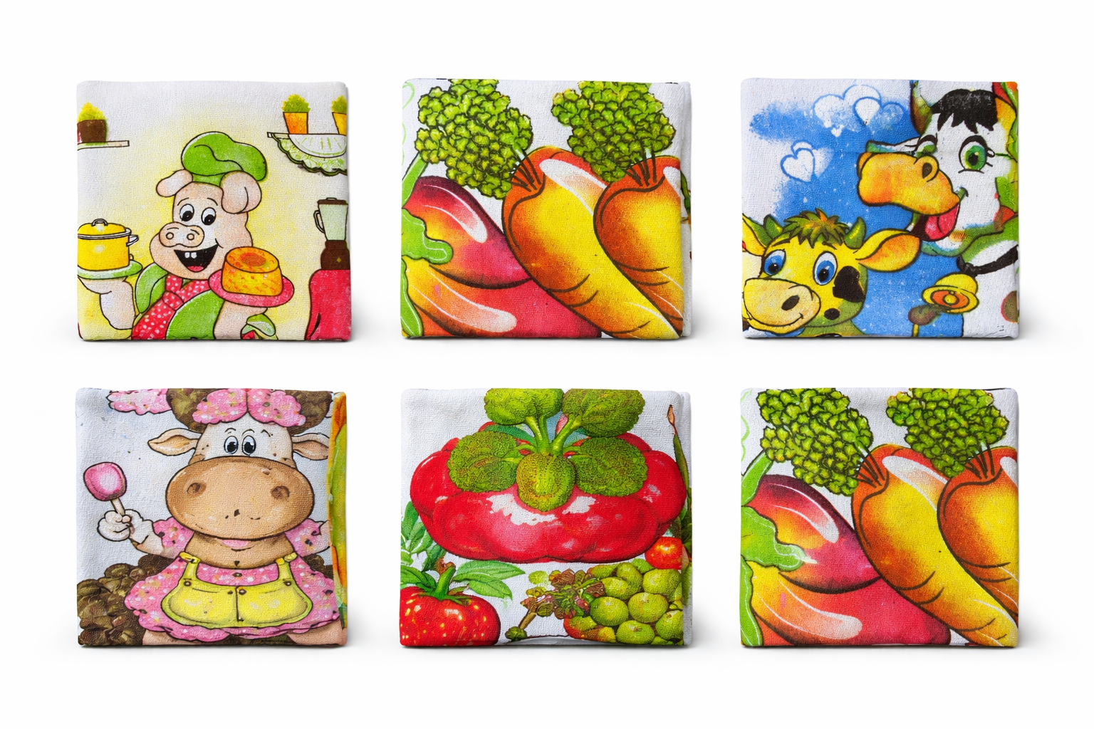 Kit 12 Panos De Prato Estampados 45x75cm Alta Absorção - Imagem 3