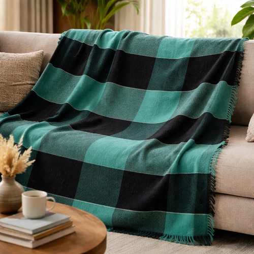 Manta De Sofá E Cama Gigante Casal Coberta 230x170 Promoção - Imagem 6