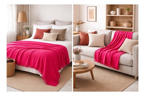 Manta Para Sofá Gigante 300x180 (king Size) Algodão Promoção - Imagem 23